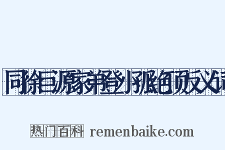 同徐巨源家弟登小孤绝顶反义词是什么意思的图片